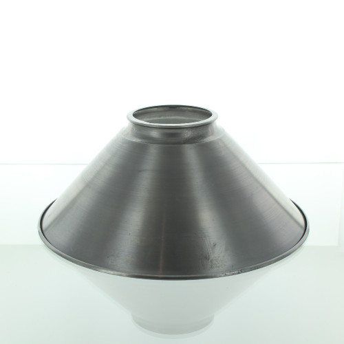 10in. Unfinished Steel Cone Shade with 3-1/4in. Neck