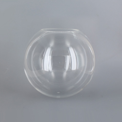 6in Diameter x 3in Diameter Hole Acrylic Neckless Ball - Clear