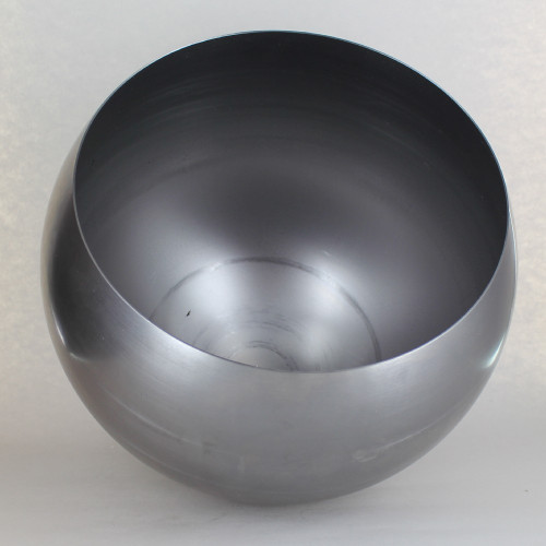 350mm (13-3/4in) Steel Open Ball Shade With 1/8ips Slip Through Center Hole - Unfinished Steel