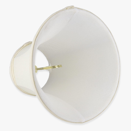 4in. Egg Shell Candelabra Bulb Clip On Lamp Shade