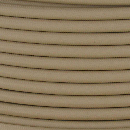 16/3 SJT-B Beige Nylon Fabric Cloth Covered Lamp and Lighting Wire.