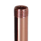 1/8IPS Male Threaded Polished Copper Pipe