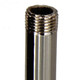 Male Threaded Polished Nickel Reeded Pipe