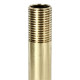 1/8IPS Unfinished Brass Pipe Threaded 1/2in Long