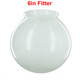 6in Fitter Glass Globes