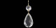 Crystal Pear Drop Pendants