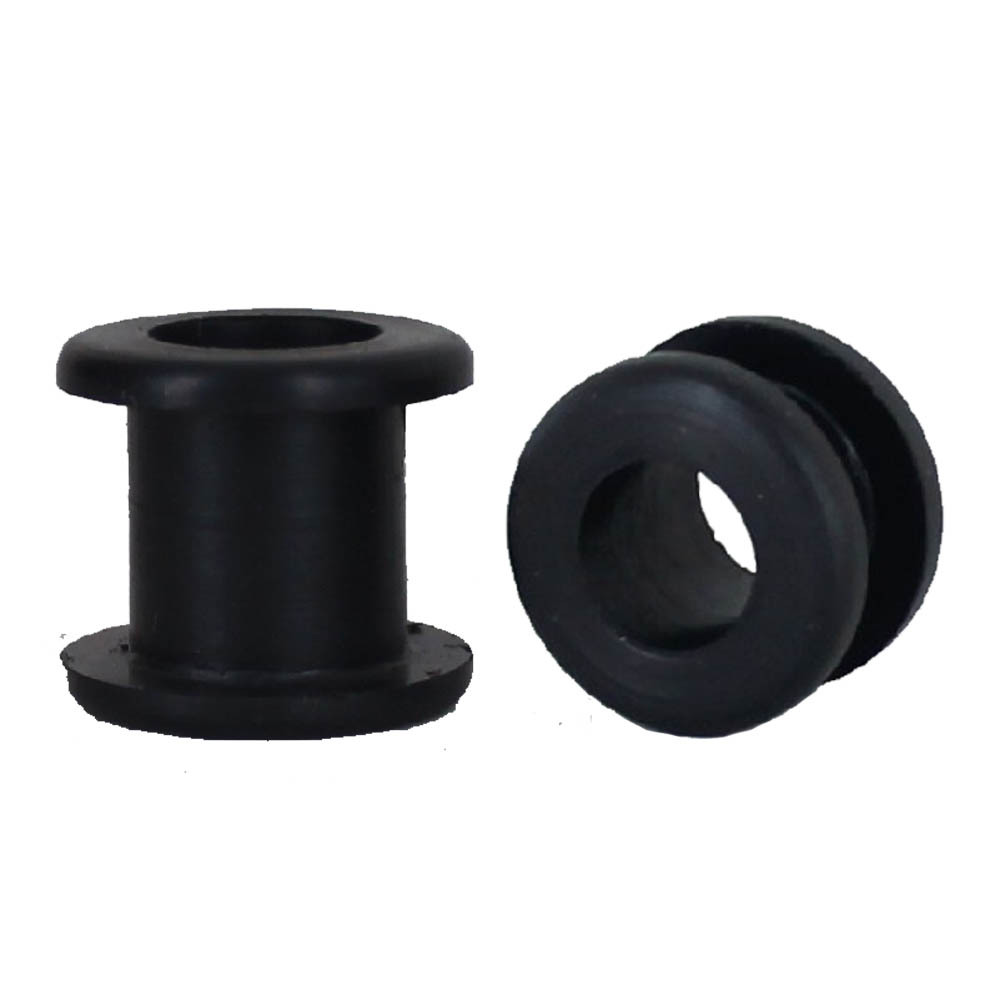 3/4in Diameter Black Rubber Grommet for 1/4in Thick Panels - Black