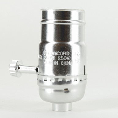 3-Way Turn Knob E-26 Base Lamp Socket with Quick Slide Wire Peircing ...