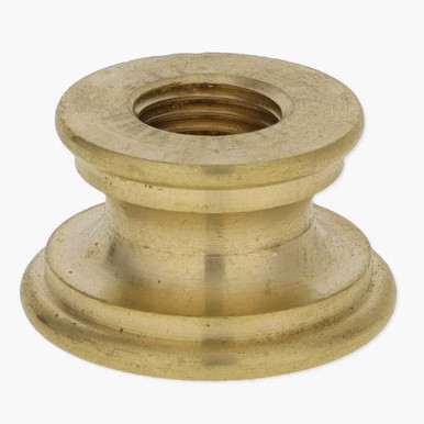 1/4ips. Female Threaded Neck with 1in. Check Ring - Unfinished Brass