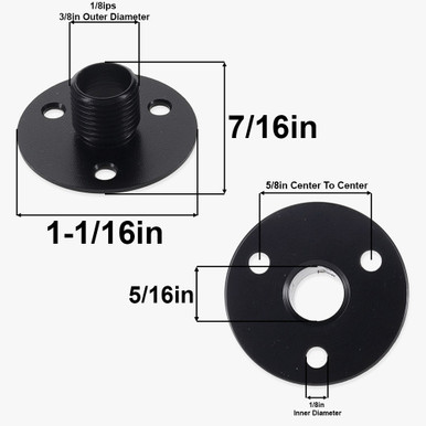 Pipe Flanges and Clamps  Grand Brass Lamp Parts, LLC.