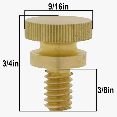 1/4-20 UNC Threaded Screws | Grand Brass Lamp Parts, LLC.