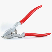 Ciata Lighting Ciata Chain Pliers, Fixture Spring Loaded Chain Plier with Red Vinyl Grip in Silver Finish