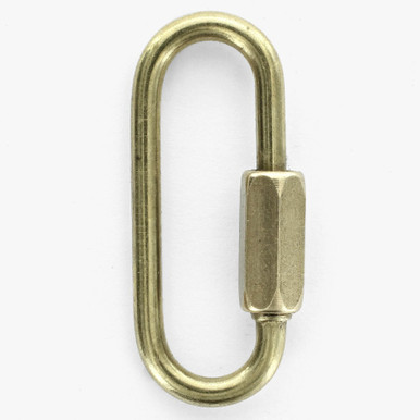 1/8in Thick Long Opening Brass Quick Link