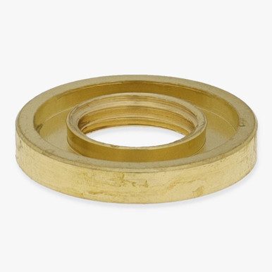 5/8in. x 1/8ips Threaded Straight Edge Turned Brass Check Ring