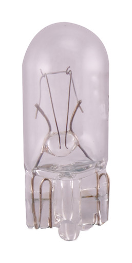 3.8 Watt miniature - T3 1/4 - 2500 Average rated hours - Mini Wedge ...