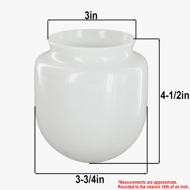 TLLAMP Milk White Glass Shade – Straight Cylinder 4" X 12" Replacement For Wall Sconces, Pendants & Ceiling Lights