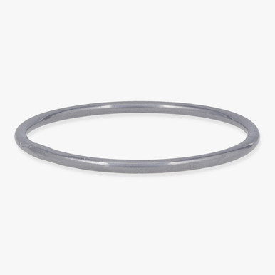 3 inch Diameter #10 Steel Wire Bottom Ring - Powder Coated Gray