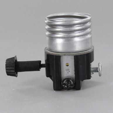 Leviton - Unfinished Brass E-26 Push Through Bridge Lamp Socket - Foto 3