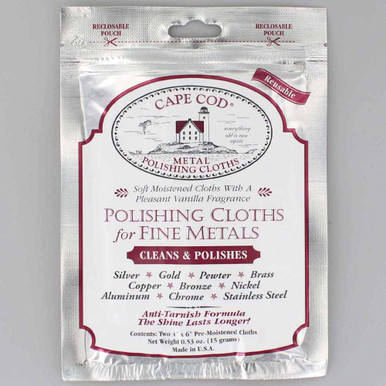 Cape Cod Polish Company - Polishing Cloth in Resealable Foil Pouch