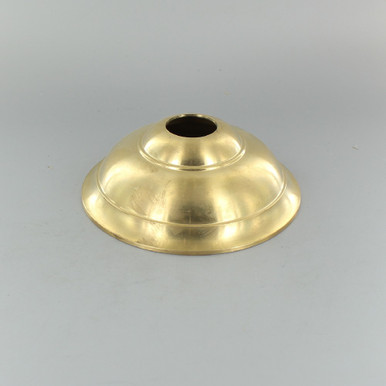 Unfinished Cast Brass Leaf Tapered Cup