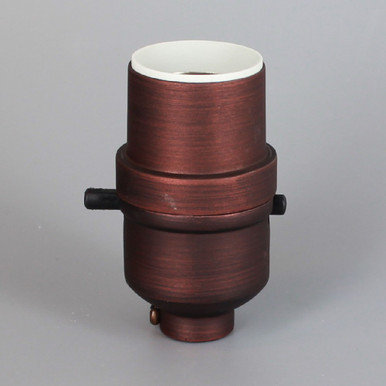 Oil Rubbed Bronze Finish Aluminum Push Switch On-Off Modern Style Lamp ...