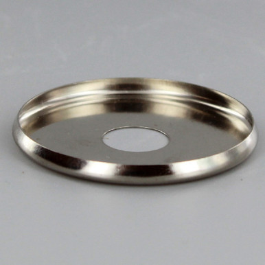 1/2in Steel Check Ring - 1/8ips Slip Center - Nickel Plated