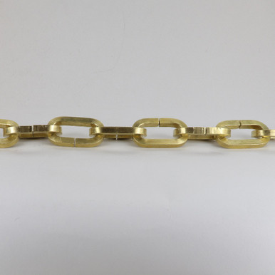 Brass Chain 1 Oval Links 9025 - Lampspares UK