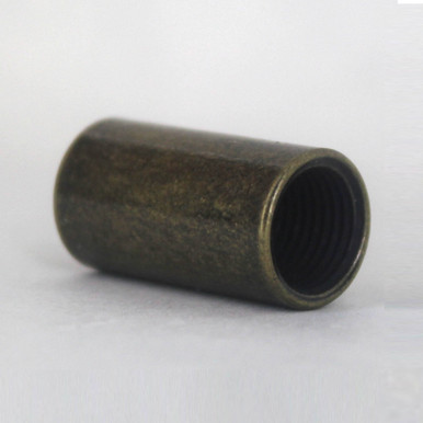 PATIKIL 18x33mm Solid Brass Lamp Neck, 2 Pack Threaded Turned Brass