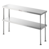 Stainless Steel 600mm Double OverShelf