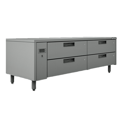 Williams JL4R Jarrah 4 Drawer Remote Low Chef Base Williams JL4R Jarrah 4 Drawer Remote Low Chef Base
