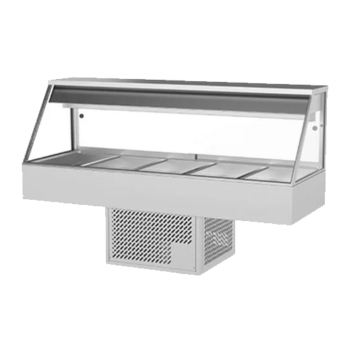 Woodson WR.CFS25 Cold Food Display Straight Glass - 5 Module