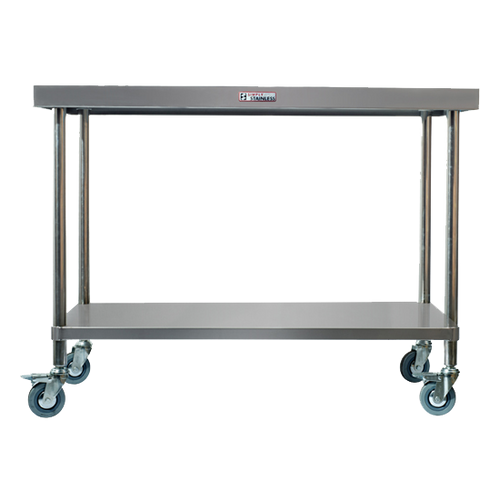 Stainless Steel Mobile Bench 1200x600