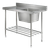 Stainless Steel 900x600 Right Side Dishwasher Inlet Bench