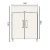 Exquisite GSF1410H Measurements Front View