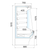 Arneg Minor Stainless Steel dimensions