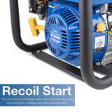 Recoil start water pump