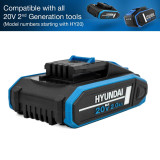 Hyundai 2Ah Li-Ion Battery and 2A Charger Kit for 2nd Generation 20v Range | BI20-2/C20-2