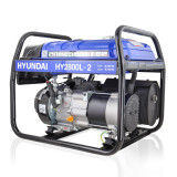 Hyundai 2.2kW / 2.75kVA* Petrol Site Generator with Recoil Start | HY2800L-2