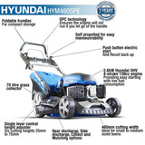 HYM460SPE Lawn Mower Features