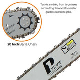 20 inch bar chainsaw