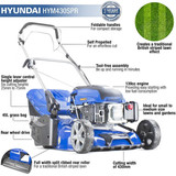 self propelled 139cc lawn mower features