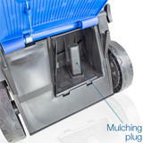 Mower mulching plug