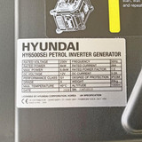 HY6500SEi specification plate HY6500SEi specification plate
