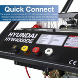 Hyundai 4000psi  498cc Diesel Pressure Washer 15L/min, Annovi Reverberi Triplex Pump with 15m Hose | HYW4000DE