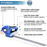 HYHT550E Electric Hedge Trimmer