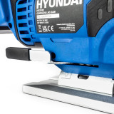 Hyundai 20V MAX Cordless Jigsaw 2Ah Li-Ion Battery Quick Change Blade, 47 Bevel Angle Cuts Metal, Wood & Plastic| HY2182