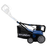 Hyundai 2 x 20V (40V) Cordless Lawn Scarifier, Aerator & Dethatcher Rake 380mm 4Ah Li-Ion Batteries Brushless  | HY2196