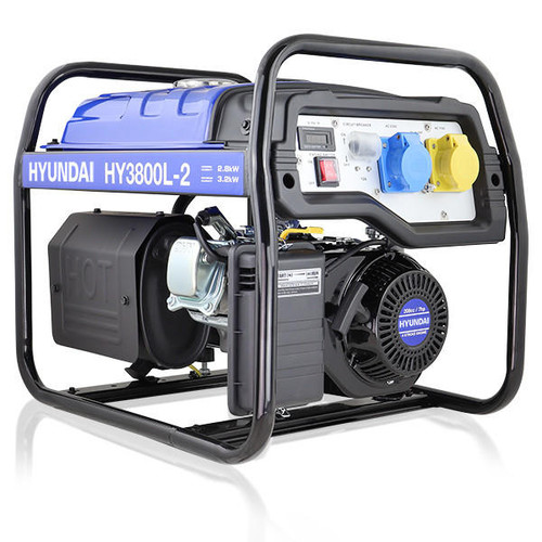 HY3800L-2 is a powerful yet easily portable petrol open-frame generator from Hyundai