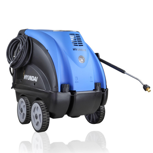 Hyundai 2610psi / 180bar Hot Pressure Washer, 110°c 2.8kW Commercial Triplex Power Washer | HY155HPW-1