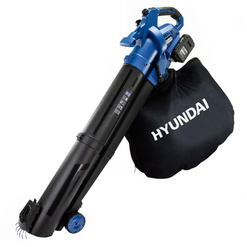 Hyundai 20v 2x Li-Ion Battery-Powered Cordless Leaf Blower-Vacuum | HY2194